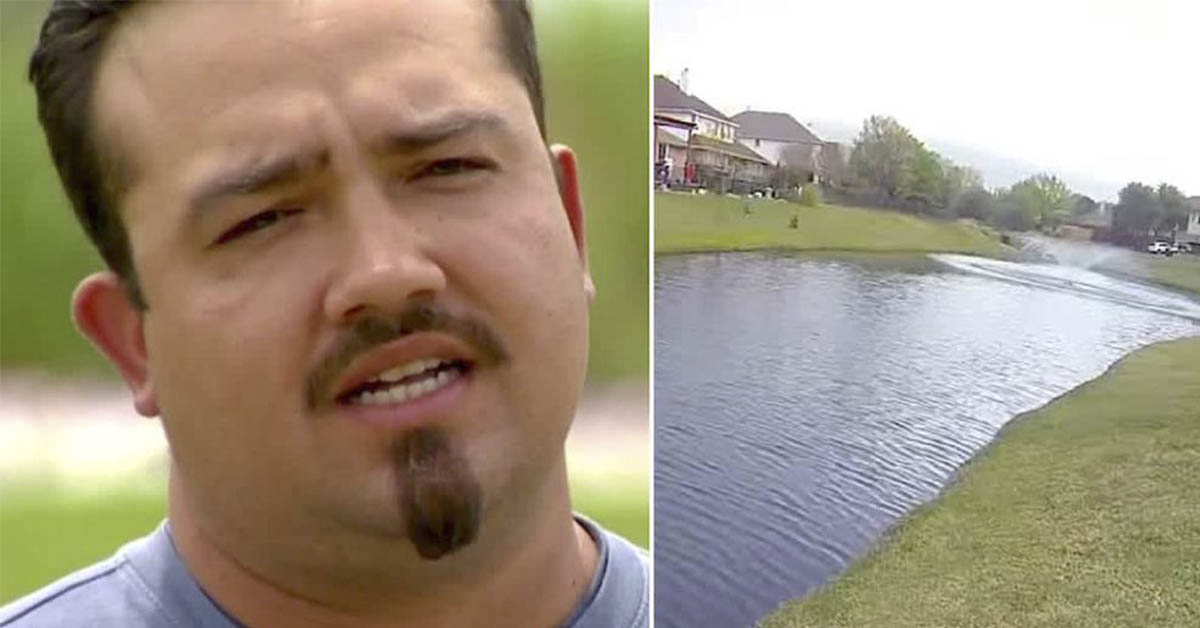 Plumber Notices Little Toes Floating To Lake Surface And Starts ‘Pul...